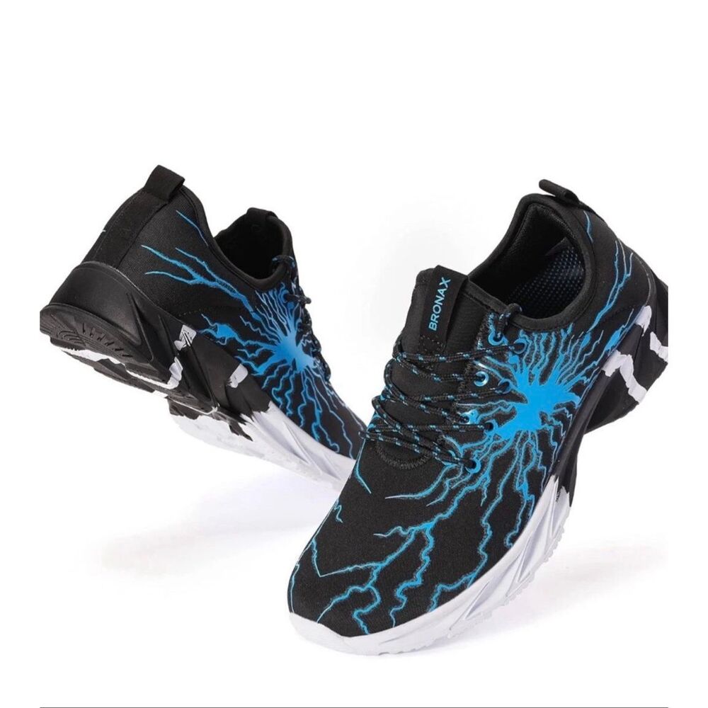 Bronax Men’s Slip In Style Sneakers Sz 40